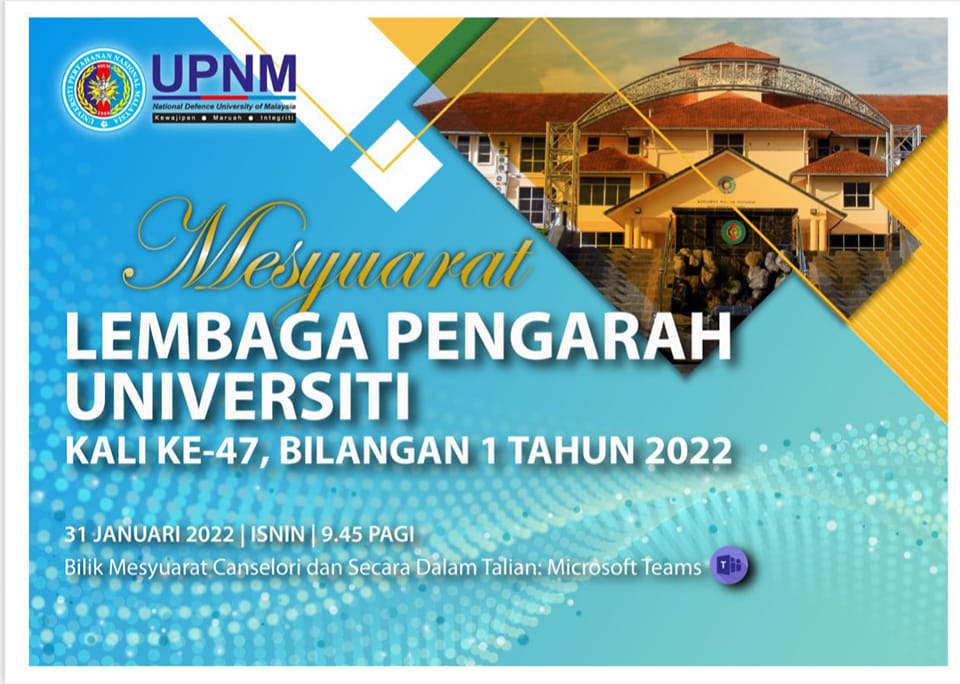 Pejabat Pendaftar UPNM - Mesyuarat Lembaga Pengarah Universiti UPNM ...